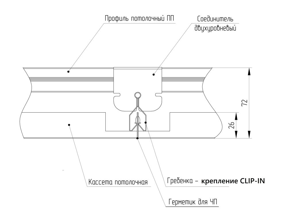 Ультратонкие LED светильники схема монтажа